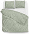 Zohome Dekbedovertrek Fiori-di-Satinado - Abstract Bedlinnen - 260x220 - Groen - Dekbedhoes van 100% Katoen-Satijn