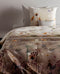 Zohome Dekbedovertrek Floor - Bedlinnen met Natuur print - 200x220 - Multi - Dekbedhoes van 100% Katoen