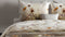 Zohome Dekbedovertrek Floor - Bedlinnen met Natuur print - 200x220 - Multi - Dekbedhoes van 100% Katoen