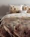 Zohome Dekbedovertrek Floor - Bedlinnen met Natuur print - 200x220 - Multi - Dekbedhoes van 100% Katoen
