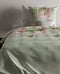 Zohome Dekbedovertrek Jody - Bedlinnen met Bloemen print - 140x220 - Groen - Dekbedhoes van 100% Katoen
