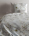 Zohome Dekbedovertrek Kira - Bedlinnen met Bloemen print - 140x220 - Blauw - Dekbedhoes van 100% Katoen