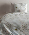 Zohome Dekbedovertrek Kira - Bedlinnen met Bloemen print - 200x220 - Blauw - Dekbedhoes van 100% Katoen