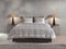 Zohome Dekbedovertrek Lana - Bedlinnen met Takken print - 240x220 - Taupe - Dekbedhoes van 100% Katoen