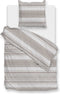 Zohome Dekbedovertrek Lana - Bedlinnen met Takken print - 260x220 - Taupe - Dekbedhoes van 100% Katoen