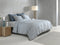 Zohome Dekbedovertrek Lino - Effen Bedlinnen - 140x220 - Blauw - Dekbedhoes van 100% Katoen