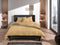 Zohome Dekbedovertrek Lino - Effen Bedlinnen - 140x220 - Geel - Dekbedhoes van 100% Katoen