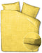 Zohome Dekbedovertrek Lino - Effen Bedlinnen - 140x220 - Groen - Dekbedhoes van 100% Katoen