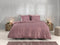Zohome Dekbedovertrek Lino - Effen Bedlinnen - 140x220 - Rood - Dekbedhoes van 100% Katoen