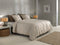 Zohome Dekbedovertrek Lino - Effen Bedlinnen - 200x220 - Beige - Dekbedhoes van 100% Katoen