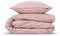 Zohome Dekbedovertrek Lino - Effen Bedlinnen - 240x220 - Beige - Dekbedhoes van 100% Katoen