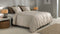 Zohome Dekbedovertrek Lino - Effen Bedlinnen - 240x220 - Beige - Dekbedhoes van 100% Katoen