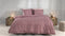 Zohome Dekbedovertrek Lino - Effen Bedlinnen - 240x220 - Rood - Dekbedhoes van 100% Katoen
