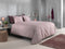 Zohome Dekbedovertrek Lino - Effen Bedlinnen - 240x220 - Roze - Dekbedhoes van 100% Katoen