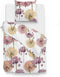 Zohome Dekbedovertrek Maaike - Bedlinnen met Bloemen print - 140x220 - Roze - Dekbedhoes van 100% Katoen