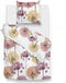 Zohome Dekbedovertrek Maaike - Bedlinnen met Bloemen print - 140x220 - Roze - Dekbedhoes van 100% Katoen