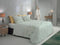 Zohome Dekbedovertrek Maddelena - Bedlinnen met Bloemen print - 140x220 - Wit - Dekbedhoes van 100% Katoen