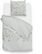 Zohome Dekbedovertrek Maddelena - Bedlinnen met Bloemen print - 200x220 - Wit - Dekbedhoes van 100% Katoen