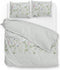 Zohome Dekbedovertrek Maddelena - Bedlinnen met Bloemen print - 140x220 - Wit - Dekbedhoes van 100% Katoen