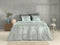 Zohome Dekbedovertrek Maddelena - Bedlinnen met Bloemen print - 200x220 - Wit - Dekbedhoes van 100% Katoen