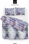 Zohome Dekbedovertrek Manou - Bedlinnen met Abstract print - 200x220 - Paars - Dekbedhoes van 100% Katoen