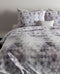 Zohome Dekbedovertrek Manou - Bedlinnen met Abstract print - 260x220 - Paars - Dekbedhoes van 100% Katoen