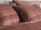 Zohome Dekbedovertrek Marley - Effen Bedlinnen - 140x220 - Rood - Dekbedhoes van 100% Katoen-Flanel