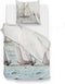 Zohome Dekbedovertrek Marnix - Bedlinnen met Zee print - 240x220 - Blauw - Dekbedhoes van 100% Katoen