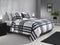 Zohome Dekbedovertrek Mendel - Bedlinnen met Patchwork print - 200x220 - Wit - Dekbedhoes van 100% Katoen-Flanel