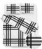 Zohome Dekbedovertrek Mendel - Bedlinnen met Patchwork print - 200x220 - Wit - Dekbedhoes van 100% Katoen-Flanel