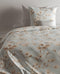 Zohome Dekbedovertrek Moon - Bedlinnen met Bloemen print - 140x220 - Blauw - Dekbedhoes van 100% Katoen