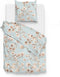 Zohome Dekbedovertrek Moon - Bedlinnen met Bloemen print - 200x220 - Blauw - Dekbedhoes van 100% Katoen