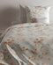 Zohome Dekbedovertrek Moon - Bedlinnen met Bloemen print - 200x220 - Blauw - Dekbedhoes van 100% Katoen