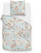 Zohome Dekbedovertrek Moon - Bedlinnen met Bloemen print - 200x220 - Blauw - Dekbedhoes van 100% Katoen