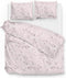 Zohome Dekbedovertrek Nicolina - Bedlinnen met Takken print - 140x220 - Roze - Dekbedhoes van 100% Katoen