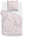 Zohome Dekbedovertrek Nicolina - Bedlinnen met Takken print - 200x220 - Roze - Dekbedhoes van 100% Katoen