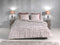 Zohome Dekbedovertrek Nojiz - Bedlinnen met Abstract print - 260x220 - Natural - Dekbedhoes van 100% Katoen-Flanel