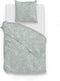 Zohome Dekbedovertrek Paisley-di-Lino - Abstract Bedlinnen - 140x220 - Groen - Dekbedhoes van 100% Katoen