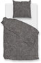 Zohome Dekbedovertrek Paisley-di-Lino - Abstract Bedlinnen - 140x220 - Grijs - Dekbedhoes van 100% Katoen