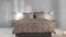 Zohome Dekbedovertrek Paisley-di-Lino - Abstract Bedlinnen - 200x220 - Taupe - Dekbedhoes van 100% Katoen