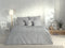 Zohome Dekbedovertrek Paisley-di-Lino - Abstract Bedlinnen - 200x220 - Grijs - Dekbedhoes van 100% Katoen