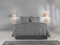 Zohome Dekbedovertrek Paisley-di-Lino - Abstract Bedlinnen - 200x220 - Grijs - Dekbedhoes van 100% Katoen