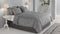 Zohome Dekbedovertrek Paisley-di-Lino - Abstract Bedlinnen - 200x220 - Grijs - Dekbedhoes van 100% Katoen