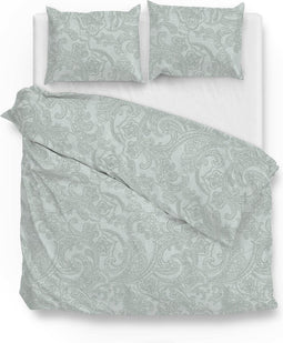 Zohome Dekbedovertrek Paisley-di-Lino - Abstract Bedlinnen - 240x220 - Groen - Dekbedhoes van 100% Katoen
