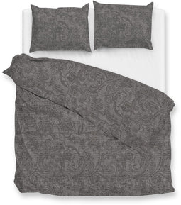 Zohome Dekbedovertrek Paisley-di-Lino - Abstract Bedlinnen - 240x220 - Grijs - Dekbedhoes van 100% Katoen
