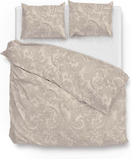 Zohome Dekbedovertrek Paisley-di-Lino - Abstract Bedlinnen - 240x220 - Beige - Dekbedhoes van 100% Katoen