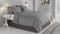 Zohome Dekbedovertrek Paisley-di-Lino - Abstract Bedlinnen - 240x220 - Grijs - Dekbedhoes van 100% Katoen