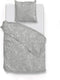 Zohome Dekbedovertrek Paisley-di-Lino - Abstract Bedlinnen - 240x220 - Grijs - Dekbedhoes van 100% Katoen