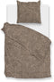 Zohome Dekbedovertrek Paisley-di-Lino - Abstract Bedlinnen - 240x220 - Taupe - Dekbedhoes van 100% Katoen