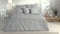 Zohome Dekbedovertrek Paisley-di-Lino - Abstract Bedlinnen - 240x220 - Grijs - Dekbedhoes van 100% Katoen